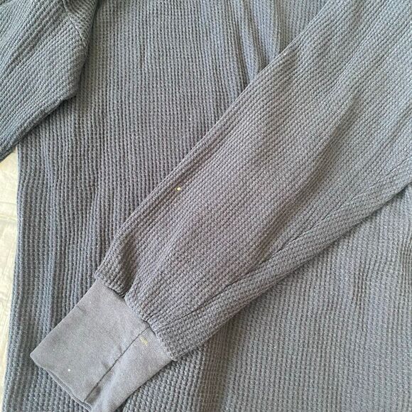 Premier International men XL cotton blend crewneck longsleeve thermal shirt bund - Picture 11 of 11